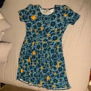Blue floral 3XL Amelia